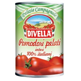 POMODORI PELATI ITALIANI 'DIVELLA'gr.400